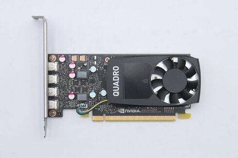 Lenovo PNY Nvidia Quadro P600 2GB GDDR5 4-Port Mini-DisplayPort Graphics Card is Compatible with Mini Tower Form Factor Machines(Renewed) in Kuwait