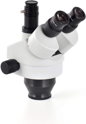 7-45X مجهر ستيريو ثلاثي العينيات رأس Simul-Focal WF10X/20 عدسة موضوعية مساعدة متوافقة مع إصلاح لحام PCB للهاتف (التكبير: 7 45X) (7 45X) in Kuwait
