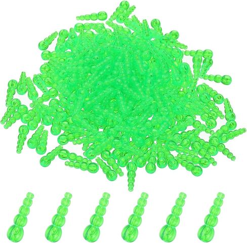 PATIKIL Stacked Fishing Beads, Plastic Fishing Bead Trout Beads Tackle Trout Walleye Spinner Rig Lure Making Supplies in Kuwait