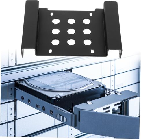 Housoutil 5.25 بوصة SSD محرك الحالة الصلبة تصاعد قوس للكمبيوتر المكتبي المزدوج فتحة محرك صينية محول حل التخزين الداخلي لأنظمة الترقية in Kuwait