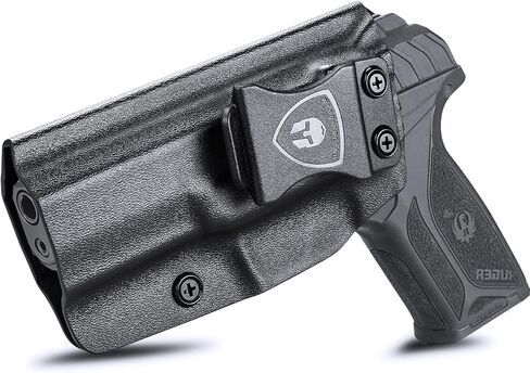 Ruger Security 9 Holster, IWB Kydex Holster Fit: Ruger Security 9 / Security 9 Compact Pistol, Inside Waistband Concealed Appendix Carry Holster, Adj. Cant & Posi-Click Retention in Saudi Arabia