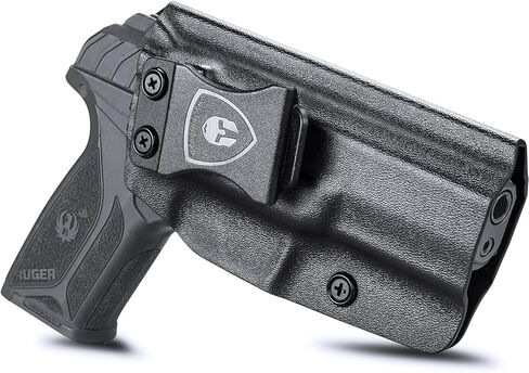 Ruger Security 9 Holster, IWB Kydex Holster Fit: Ruger Security 9 / Security 9 Compact Pistol, Inside Waistband Concealed Appendix Carry Holster, Adj. Cant & Posi-Click Retention in Saudi Arabia