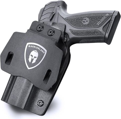 Ruger Security 9 Holster, IWB Kydex Holster Fit: Ruger Security 9 / Security 9 Compact Pistol, Inside Waistband Concealed Appendix Carry Holster, Adj. Cant & Posi-Click Retention in Saudi Arabia