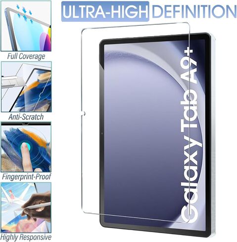 Backlit Keyboard Case for Galaxy Tab A11+ Plus/A9+ Plus 5G 11 Inch 2025/2023 with Screen Protector, Wineecy 7 Colors Light Detachable Wireless Keyboard PU Leather Folio Case for 11" Tab A11+/A9+ in Saudi Arabia