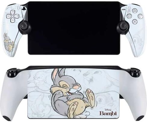 Skinit Decal Gaming Skin Compatible with PlayStation Portal Remote Player - Officially Licensed Disney Bambi Thumper Character Pattern Design in Saudi Arabia