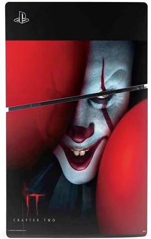 ملصق Skinit المخصص للألعاب متوافق مع حزمة أقراص PS5 النحيفة - تصميم Warner Bros IT Volume 2 It Chapter 2 المرخص رسميًا in Saudi Arabia