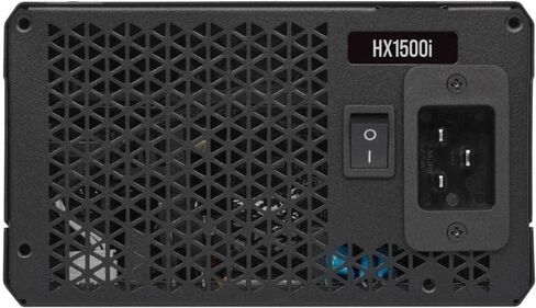 مصدر طاقة رقمي ATX معياري بالكامل HX1500i من Corsair (ثلاثة موصلات EPS12V، مروحة تحمل ديناميكية سائلة 140 مم، وضع صفر دورة في الدقيقة، كفاءة 80 بلس البلاتينية) أسود in Kuwait