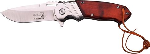 Elk Ridge ER-A003 Series Spring Assist Folding Knife, Drop Point Blade, 4.75-Inch Closed in Saudi Arabia
