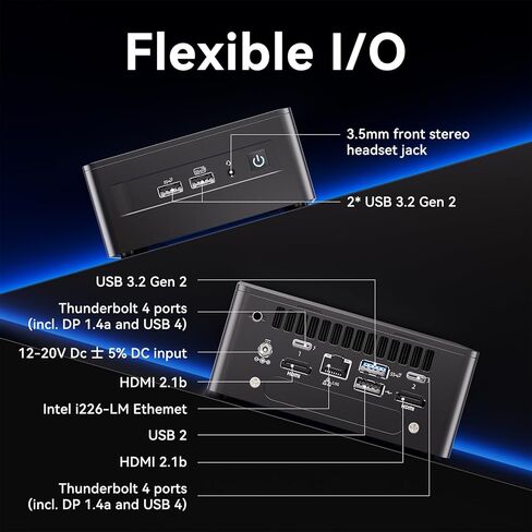 Intel NUC 13 PRO، لجهاز ASUS NUC 13 Pro Arena Canyon، ذاكرة الوصول العشوائي 32 جيجابايت 1 تيرابايت SSD، Core i7-1360P، كمبيوتر مكتبي صغير Win 11 Pro، 8K، Thunderbolt 4/WiFi-6/VESA للأعمال/المكتب/المنزل (متجدد) in Saudi Arabia