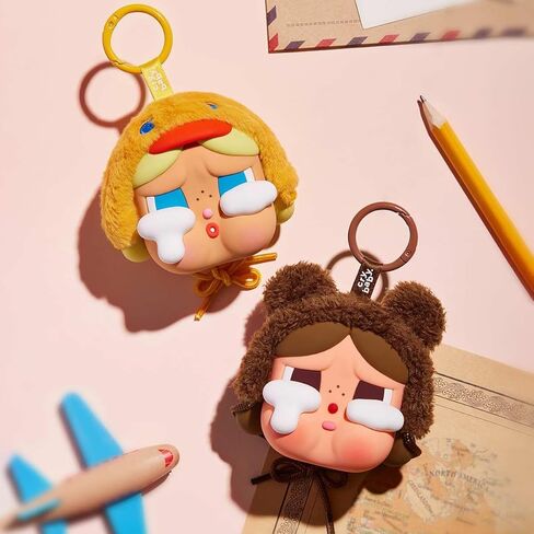 حافظة سماعات أذن من سلسلة Crybaby Crying Again من POP MART (Duck You) حافظة سماعات أذن محمولة لأجهزة Apple وSamsung وJBL وحقيبة حمل واقية لسماعات الرأس in Saudi Arabia