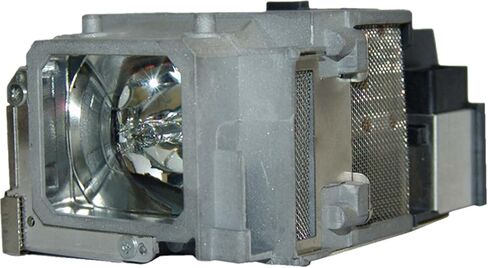 Jaspertronics™ Original ELP-LP65 Lamp & Housing for Epson Projectors - Fits EB-1750, EB-1776W, Powerlite-1760W, Powerlite-1771W, V13H010L65 & More - 1 Unit Per Pack with 1 Year Warranty in Saudi Arabia
