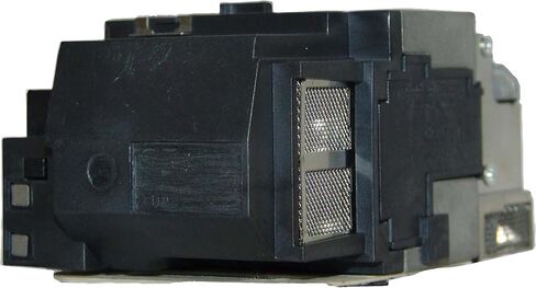 Jaspertronics™ Original ELP-LP65 Lamp & Housing for Epson Projectors - Fits EB-1750, EB-1776W, Powerlite-1760W, Powerlite-1771W, V13H010L65 & More - 1 Unit Per Pack with 1 Year Warranty in Saudi Arabia