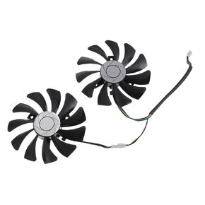 NOLITOY Video Cooling Fan Replacement Pair for Graphics Cards, Plastic High-Efficiency Cooler Fans Compatible with PC Gpu Cooling, Internal Computer Component in Kuwait
