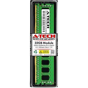 A-Tech 32GB RAM Replacement for Lenovo 4X77A08634 | DDR4 3200MHz PC4-25600 RDIMM 2Rx8 1.2V ECC Registered 288-Pin DIMM Server Memory Module (4X77A08634-ATC) in Kuwait