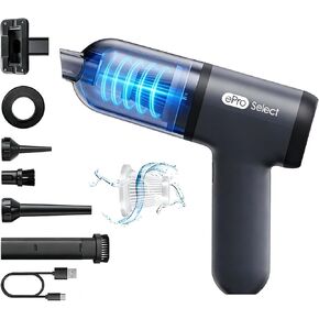 Apical Life EV1395 Cordless Handheld Vacuum Cleaner - 75W 12000Pa Strong Suction, 14-24min Runtime, 0.14L Dust Bin, Multi-Accessories for Stairs, Floors & Narrow Spaces in Saudi Arabia