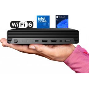 كمبيوتر مكتبي صغير HP Pro 400 G9، وحدة معالجة مركزية Intel، ذاكرة وصول عشوائي DDR5 سعة 16 جيجابايت، محرك أقراص PCIe SSD سعة 1 تيرابايت، دعم عرض ثلاثي 4K، USB-C، تصميم فائق الهدوء، بلوتوث 5.2، WiFi 6، لوحة مفاتيح وماوس، Windows 11 Pro in Kuwait