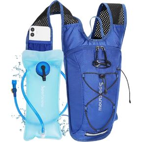 حقيبة ظهر رياضية جديدة للترطيب مع مثانة مياه سعة 2 لتر، حقيبة ظهر مائية خفيفة الوزن سعة 6 لتر للمشي لمسافات طويلة والجري وركوب الدراجات، حقيبة مائية للرجال والنساء in Kuwait