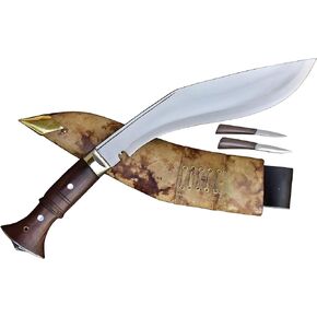 جي كيه اند كو. سكين كوكري الأصلي من Kukri House - 11 شفرة من الحرب العالمية الثانية بمقبض خشبي من Kukri/Khukuri - مصنوع يدويًا في نيبال in Saudi Arabia