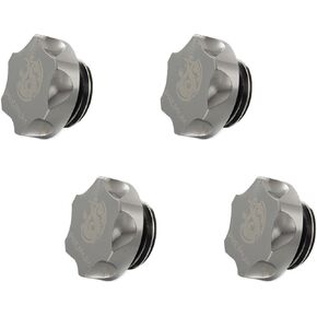 Bitspower Premium G1/4" Stop Fitting, Black Sparkle, 4-Pack in Kuwait