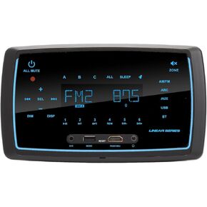 RV Stereo Receiver Touch Screen with AM/FM/AUX/USB/BT & 3-Zone Control in Saudi Arabia