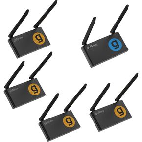 gofanco 1TX+4RX 1080p HDMI Wireless KVM Extender Bundle with IR, USB and HDMI Loop-Out, Up to 492ft, 5GHz Wireless HDMI Extender, Dual Antenna, Long Range in Kuwait