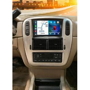 ستيريو سيارة Android 14 لسيارة Ford Explorer 2005 7 بوصة IPS تعمل باللمس 4G+64G راديو السيارة مع Carplay & Android Auto GPS Navigation in-Dash Unit مع بلوتوث WiFi FM/RDS كاميرا احتياطية مرآة Link SWC in Kuwait