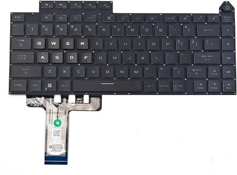 لوحة مفاتيح بديلة بإضاءة خلفية لأجهزة الكمبيوتر المحمول ROG Strix G16 G614J G614JU G614JZ G614JI G614JI-XS96 G614JV G614JV-AS73 G614JV-AS74 G614JV-AS94 in Kuwait