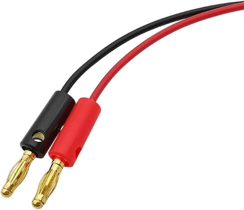 1Pair Red Black 4mm Banana to Hook Clip Test Leads Wire Connector in Saudi Arabia