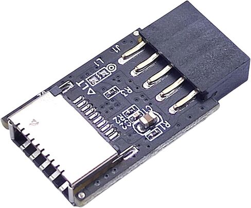 Fast Speed USB 2.0 to USB C Internal Motherboard Adapter 9pin Front Panel Header Fast Data Transfer Data Transfer USB Adapter in Kuwait