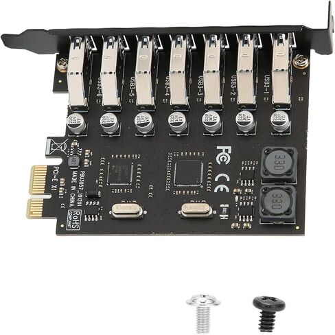بطاقة Eansion ذات 7 منافذ USB3.0، واجهة PCI Eress، سرعة نقل 5 جيجابت في الثانية، ذاتية التشغيل، متوافقة مع لوحة التحكم NEC، تدعم / /7/8/8.1/10 in Kuwait
