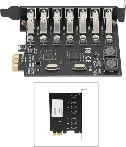 بطاقة Eansion ذات 7 منافذ USB3.0، واجهة PCI Eress، سرعة نقل 5 جيجابت في الثانية، ذاتية التشغيل، متوافقة مع لوحة التحكم NEC، تدعم / /7/8/8.1/10 in Kuwait