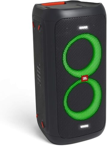 JBL Partybox 100 سماعة بلوتوث لاسلكية محمولة عالية الطاقة - أسود (متجدد) in Kuwait