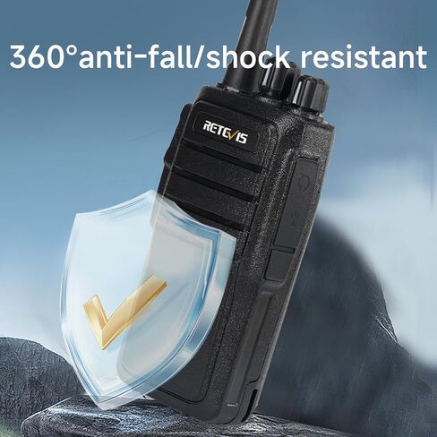 Retevis RT21 Updated 3000mAh 2 Way Radio Rechargeable(10 Pack) with Walkie Talkie Earpiece(20 Pack), Heavy Duty Two Way Radio Long Range, 16CH VOX Handfree Adults Walkie Talkies in Saudi Arabia