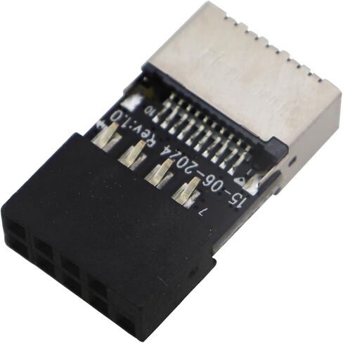 اللوحة الأم USB 2.0 9 دبابيس موصل ذكر إلى نوع E أنثى محول القابس الهيكل نوع C ميناء تحويل محول in Kuwait