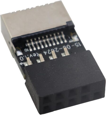 اللوحة الأم USB 2.0 9 دبابيس موصل ذكر إلى نوع E أنثى محول القابس الهيكل نوع C ميناء تحويل محول in Kuwait
