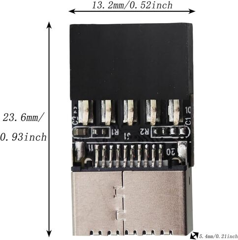 اللوحة الأم USB 2.0 9 دبابيس موصل ذكر إلى نوع E أنثى محول القابس الهيكل نوع C ميناء تحويل محول in Kuwait