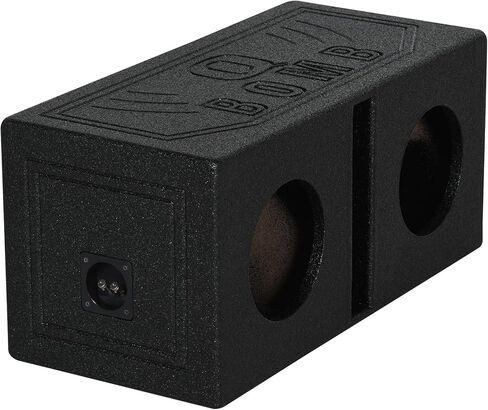 Rockville RQB8 حاوية مضخم صوت مزدوجة 8 بوصات، لمسة نهائية من بطانة السرير، 3/4 بوصة MDF، محطات محملة بنابض، لعشاق صوت السيارة in Kuwait