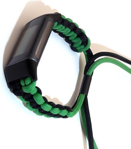 سوار من النايلون متوافق مع Fitbit Charge 5 Bands/Fitbit Charge 6 Bands للنساء والرجال، سوار حبل مجدول يدوي قابل للتعديل وقابل للتنفس، سوار معصم بديل ناعم in Kuwait