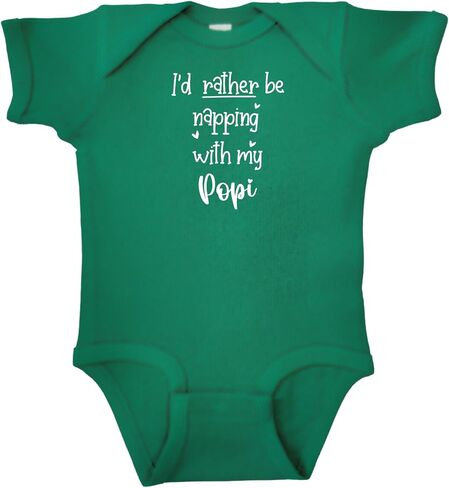 Popi Themed Infant Bodysuits, Baby Shower Newborn Gift, Pregnancy Reveal Present, Valentine's or Father's Day Gift in Kuwait