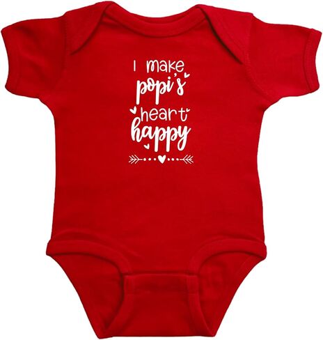 Popi Themed Infant Bodysuits, Baby Shower Newborn Gift, Pregnancy Reveal Present, Valentine's or Father's Day Gift in Kuwait