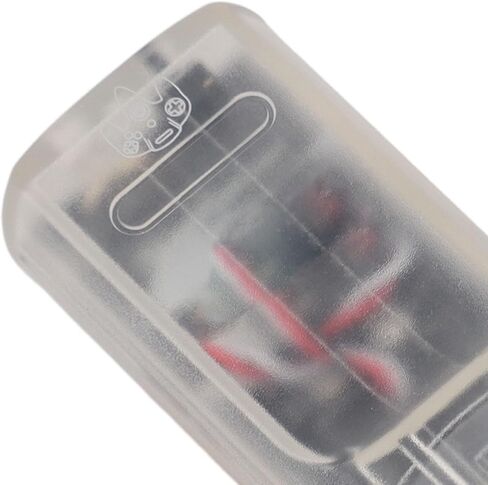محول وحدة التحكم PUSOKEI، محول وحدة التحكم بالتوصيل والتشغيل، مؤشر LED، برنامج ثابت قابل للتحديث، احترافي مستقر منخفض الكمون لوحدة التحكم في الألعاب (أبيض شفاف) in Kuwait