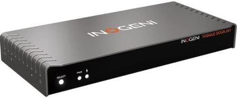 Inogeni Toggle Dock 2X1 2 Host Toggle Dock 2 x 1 KVM Switch أسود in Kuwait