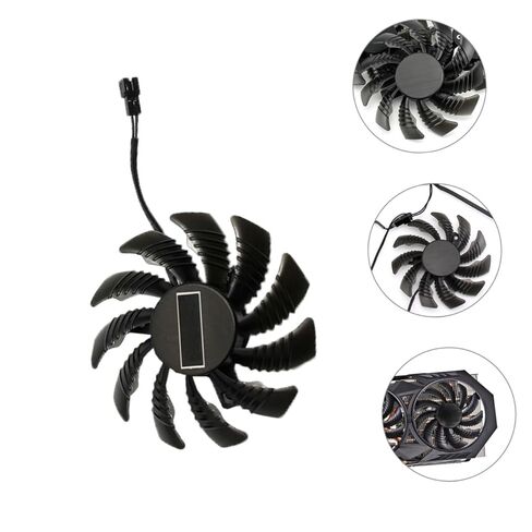 Veemoon مروحة تبريد بطاقة الرسومات 2-pin 75mm استبدال Gpu Cooler لنظام تبريد بطاقة الفيديو للكمبيوتر in Kuwait