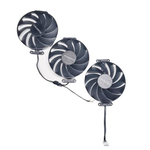 BestParts New 4 Pin DC 12V 6 Watts 12 Volts 16 Decibels 95MM Video GPU Graphics Card Cooling Cooler Fan Replacement for GeForce RTX 4060 4070 TI Deluxe Edition 12GD-T in Saudi Arabia