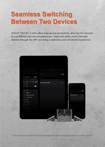 Moondrop Space Travel 2 Ultra + حافظة حماية مغناطيسية TWS Bluetooth 6.0 LDAC 13mm سماعات لاسلكية in Kuwait