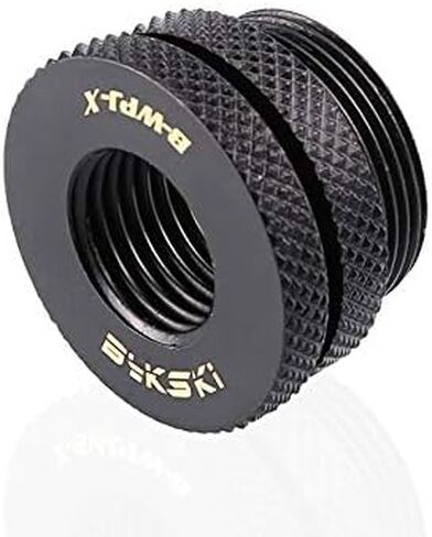 Bykski B-WPJ-X G 1/4 بوصة تركيب حشو ملولب (أسود) - أسود in Kuwait