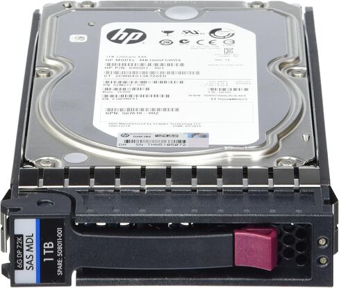 HP 1 تيرابايت 6G SAS MDL 7.2K LFF 3.5 HDD 507614-B21 (متجدد) in Kuwait
