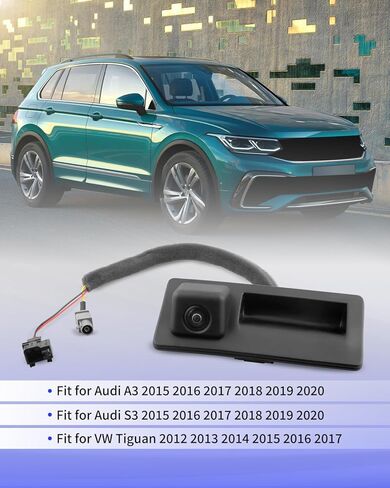 Rear View Camera Fit for Audi A3/S3 2015-2020 Fit for VW Tiguan 2012-2017, Park Assist Camera Replace 5N0827566AB 5N0827566AL Reverse Camera in Saudi Arabia