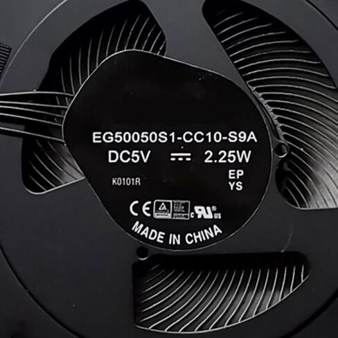 استبدال مروحة تبريد وحدة المعالجة المركزية لجهاز Lenovo Thinkpad E480 E580 E485 E585 E490 E495 E590 E595 R480 Series Laptop EG50050S1-CC10-S9A 5V 2.25W 5PIN 01LW123 in Kuwait