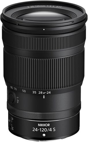 كاميرا Nikon Z 7II بدون مرآة مع عدسة NIKKOR Z مقاس 24-120 مم f/4 S، حزمة مع بطاقة ذاكرة سعة 128 جيجابايت، وحقيبة كتف، وبطارية إضافية، وشاحن، ومجموعة فلتر 77 مم، وواقي شاشة، ومجموعة تنظيف in Saudi Arabia